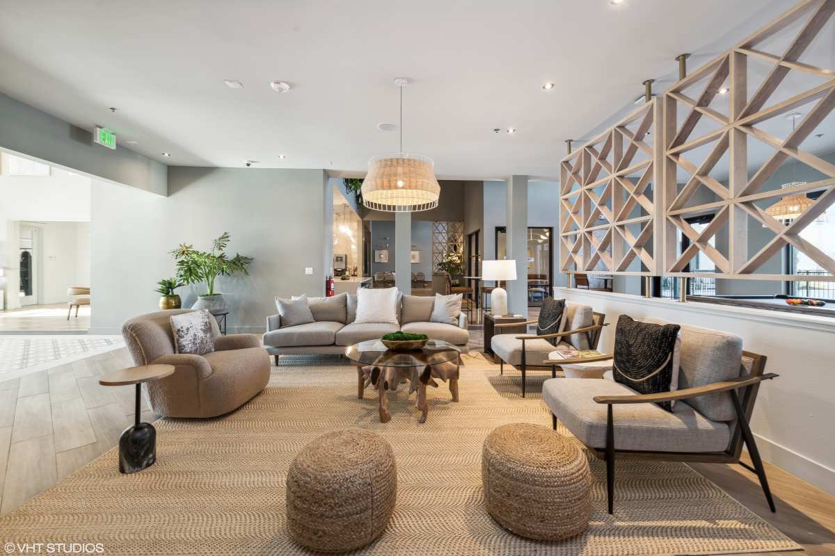 Lobby at One90 Gateway in Plano, Texas