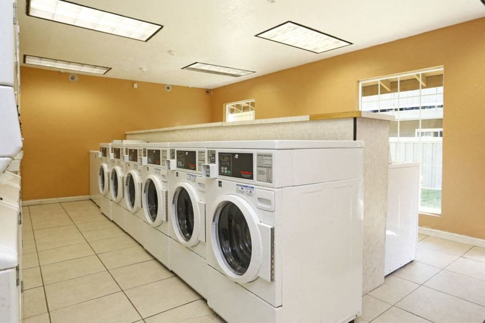 Onsite laundry facility at Mountain View Apartments in Concord, California