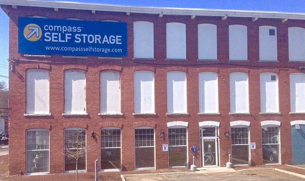 Exterior Of Storage Units at Compass Self Storage in Providence, RI