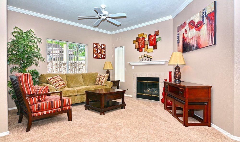 A view of the living room at The Links at High Resort