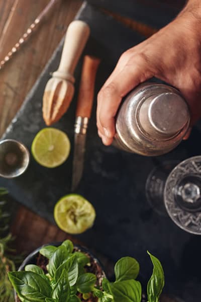 Preparing a meal at The Copeland in Austin, Texas