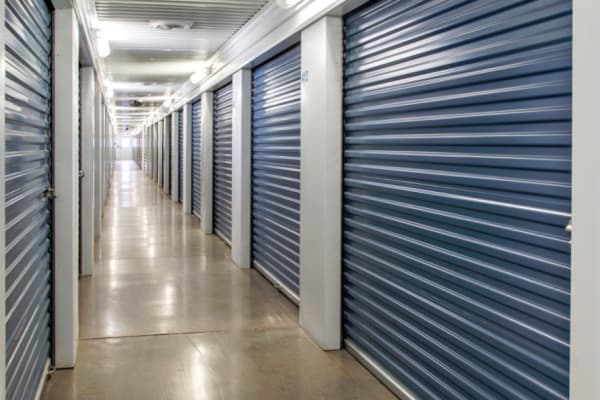 Row of storage units at Another Attic Self-Storage in Amarillo, Texas