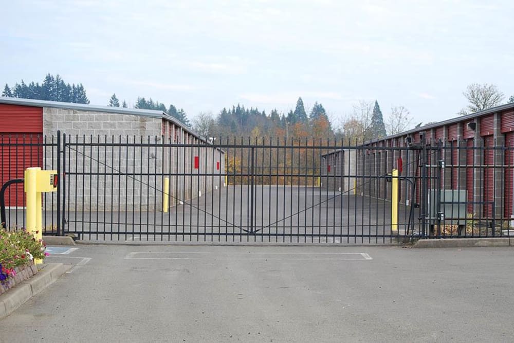 Secured exterior units at Philomath Self Storage in Philomath, Oregon