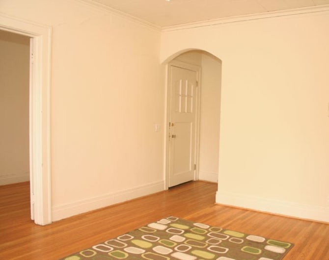 Front door at Parkwin Apartments