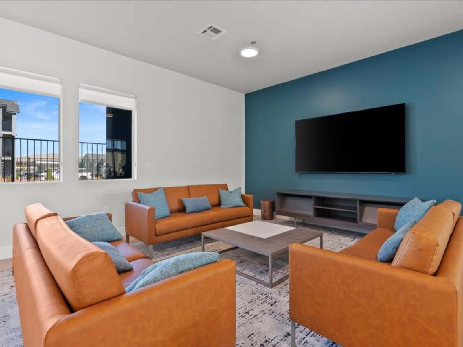 Cool looking living room at The Ridge at Sun Valley in Sun Valley, Nevada