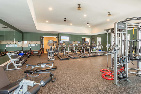 Our townhomes in Liverpool, New York have a state-of-the-art fitness center