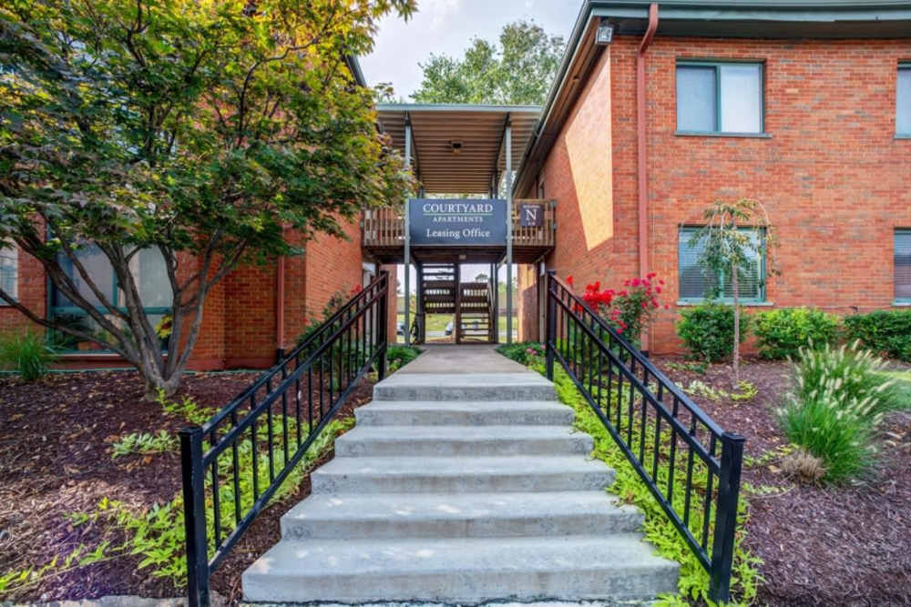 Leasing office at Courtyard Apartments in Columbia,Missouri