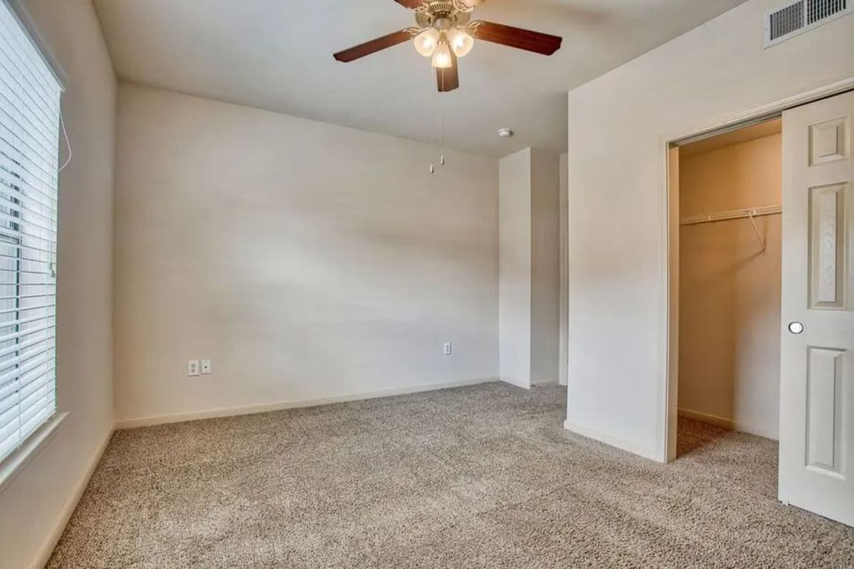 Model bedroom at Mission Oaks, San Antonio, Texas