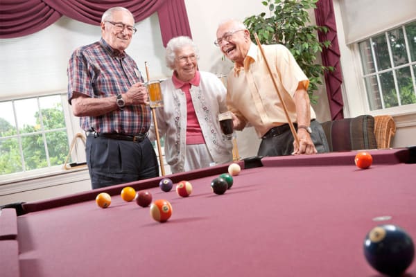 Residents and activities at Senior Commons at Powder Mill in York, Pennsylvania