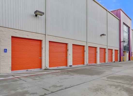 Easy access to your belongings in outdoor units at A-1 Self Storage in San Jose, California