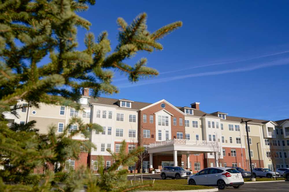 Complex exterior at Harmony at Diamond Ridge in Moon Township, Pennsylvania