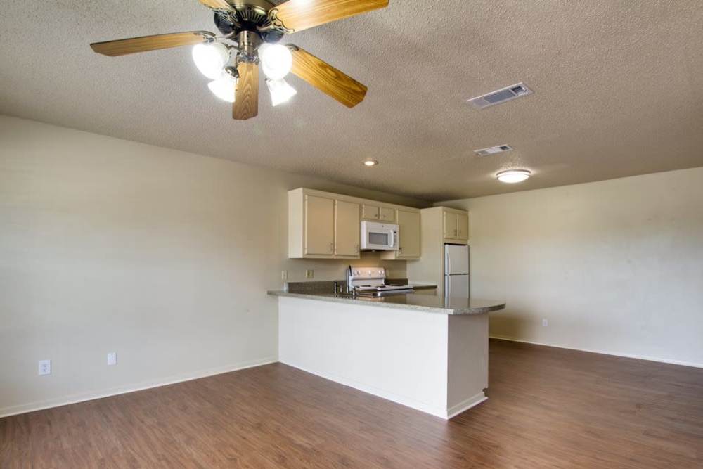 Kitchen at Parkview Estates in Liberty City Texas