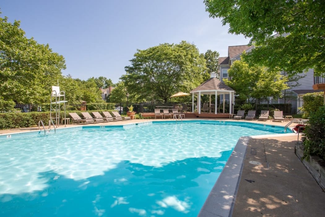 Resident pool at Abbotts Run in Alexandria, Virginia.