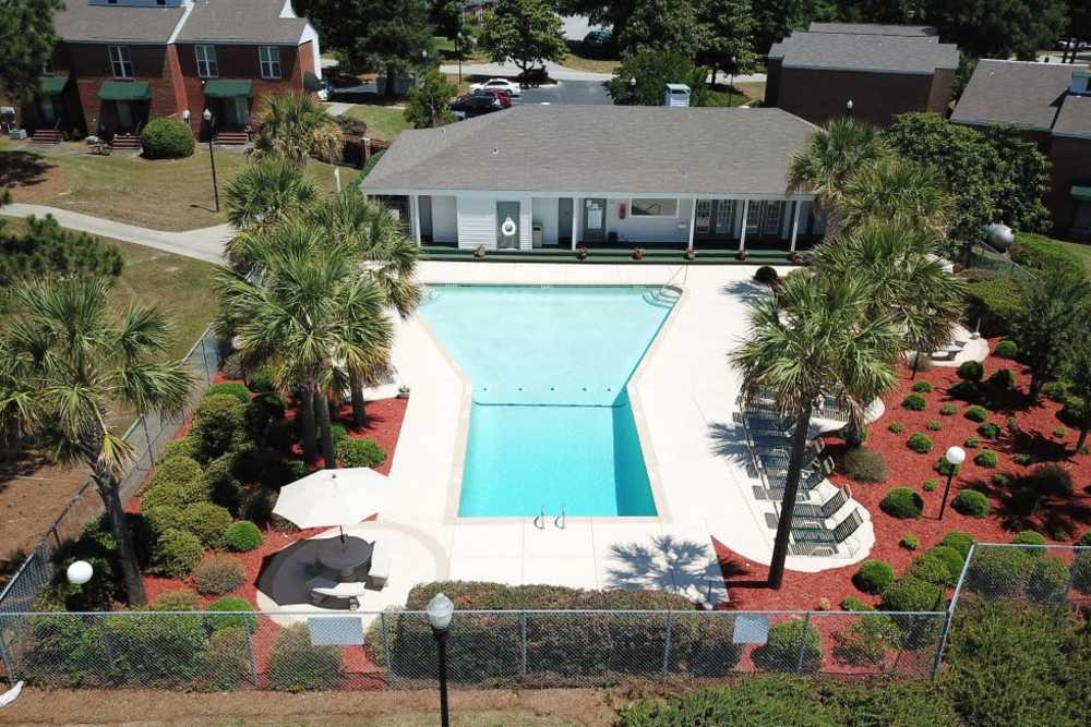 Swimming pool at Lexington Place Apartments in West Columbia,South Carolina