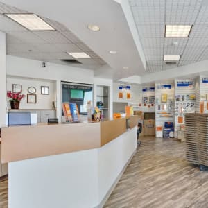 The leasing office at Paramount, California at A-1 Self Storage