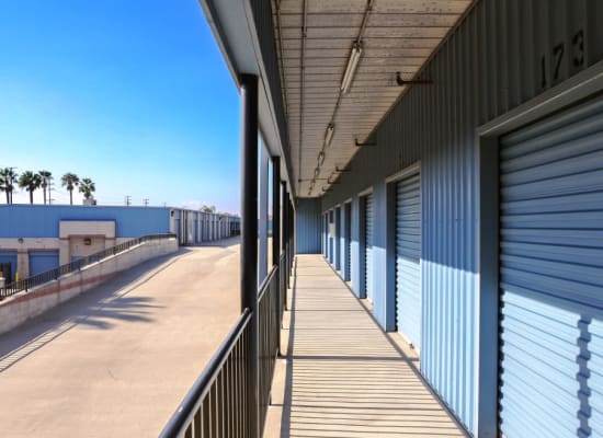 Convenient outdoor storage units at A-1 Self Storage in Anaheim, California