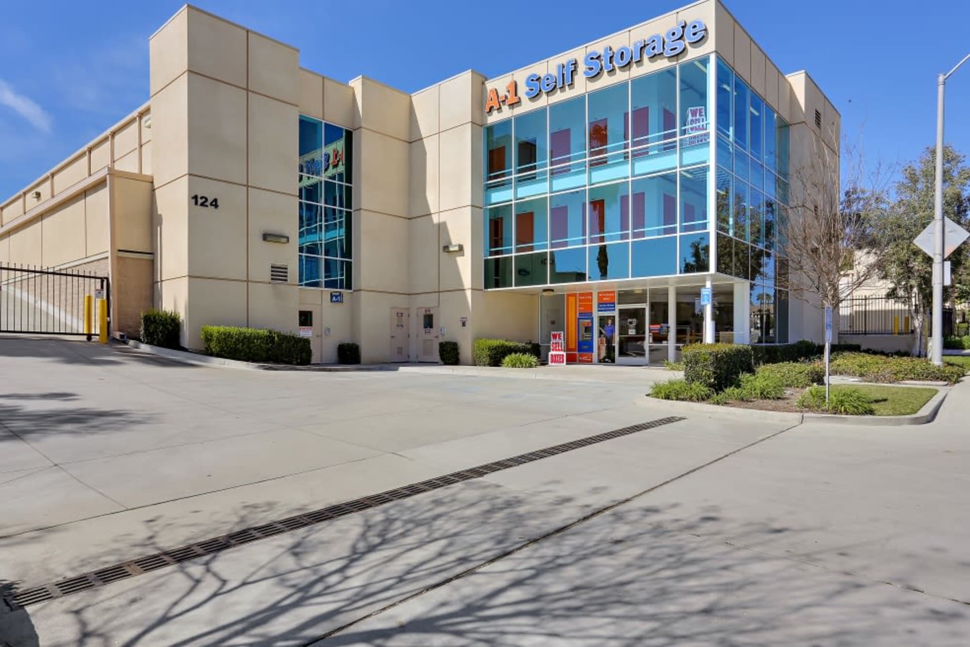 Exterior of A-1 Self Storage in Vista, California