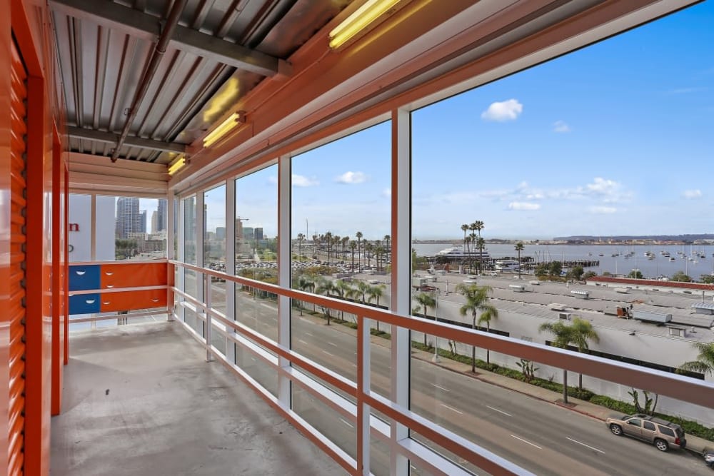 A beautiful view from our indoor storage facility in San Diego