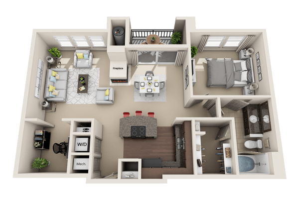 1 bedroom apartment plus den apartment post