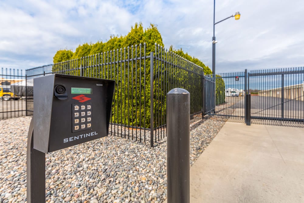 Keypad at Express Storage in Pasco, Washington
