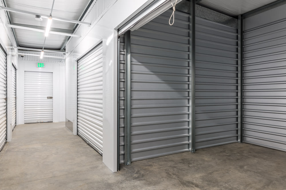 Indoor units at Clock Tower Self Storage - Lake Stevens in Lake Stevens, Washington.
