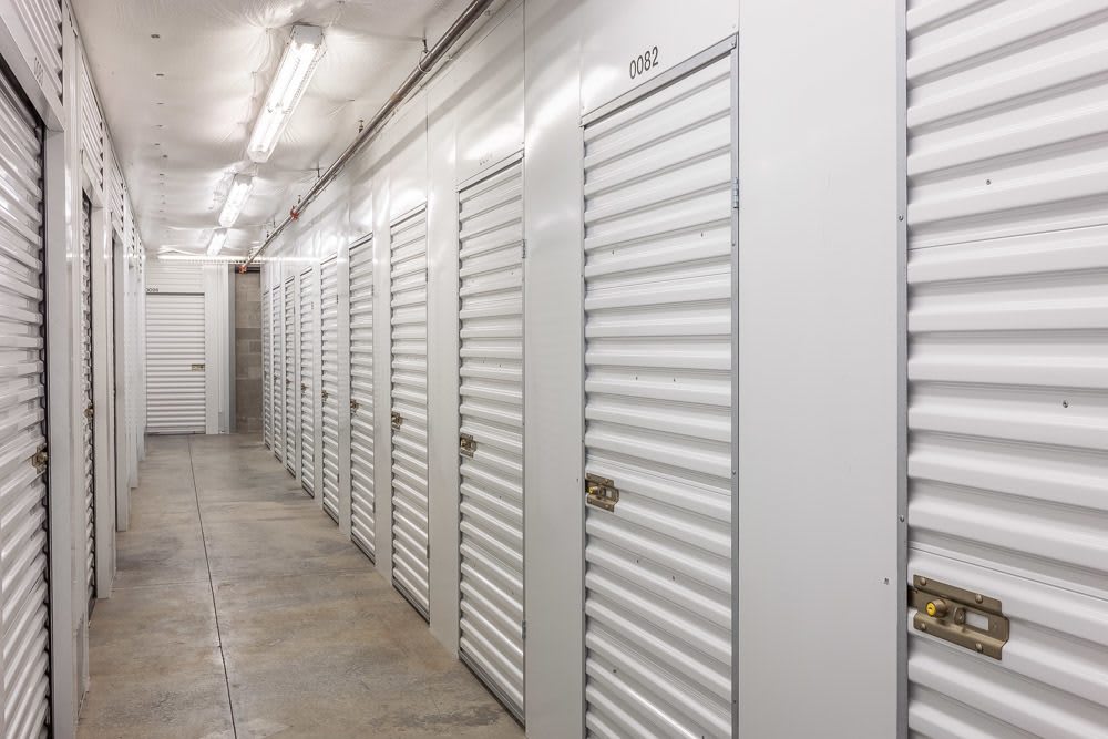 Indoor units at Metro Heated Storage in Seattle, Washington.