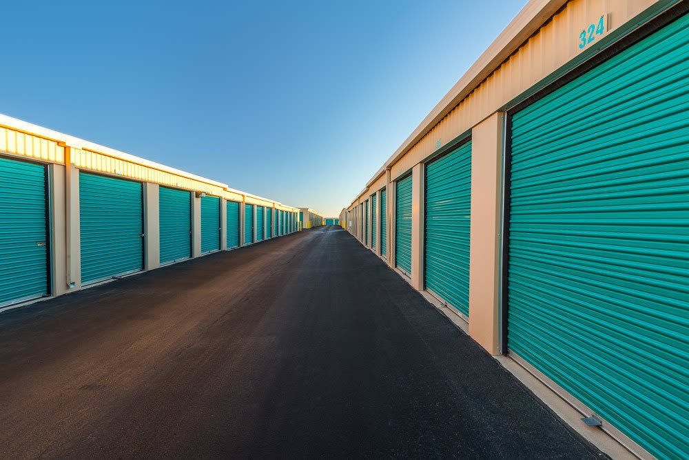 Indoor units at Ventana Ranch Self Storage in Albuquerque, New Mexico.