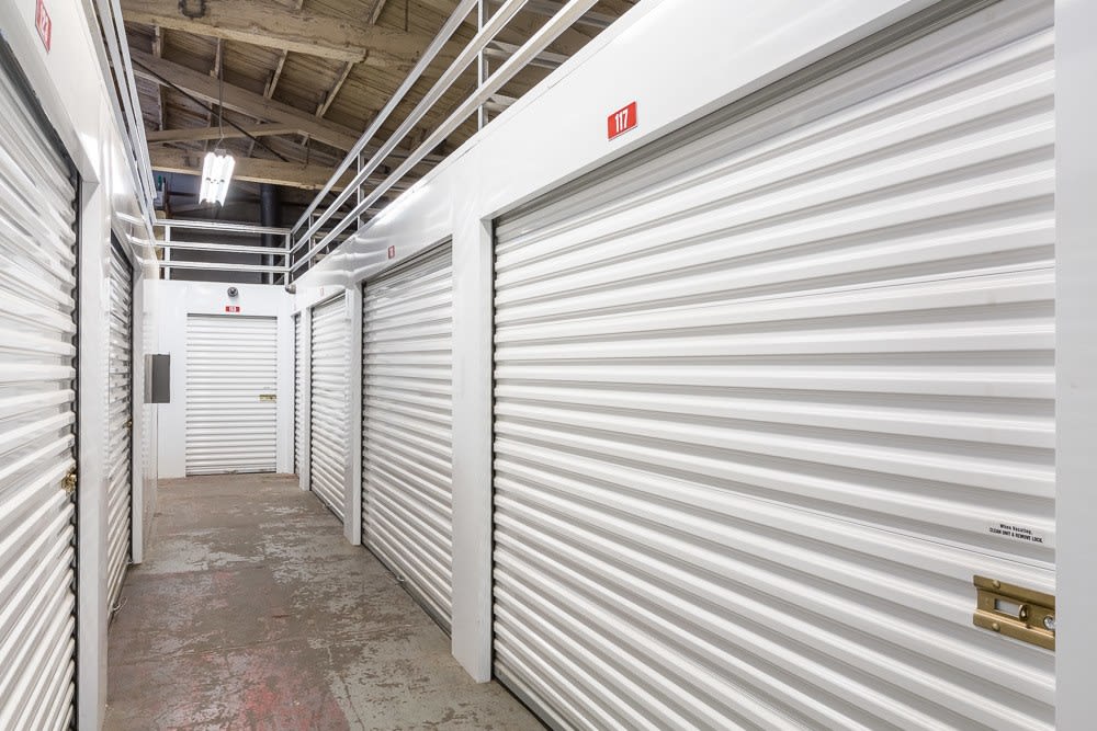 Indoor units at A-1 Self Storage in Portland, Oregon.