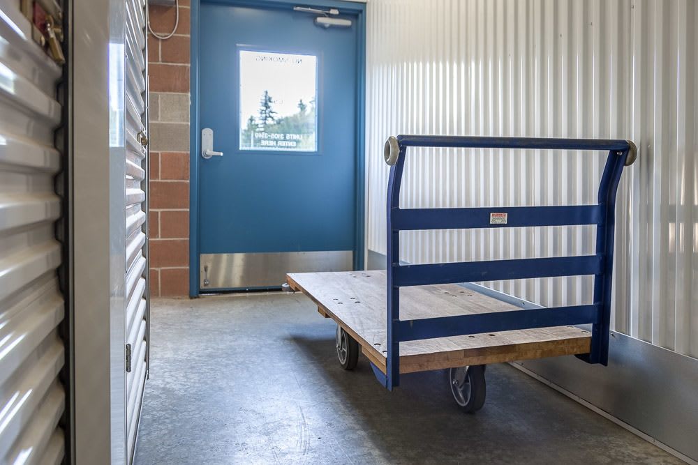 Dollies offered at Lynden Heated Self Storage in Lynden, Washington.