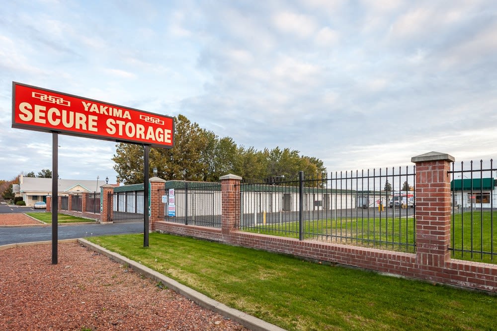 Entrance at Yakima Secure Storage in Yakima, Washington.