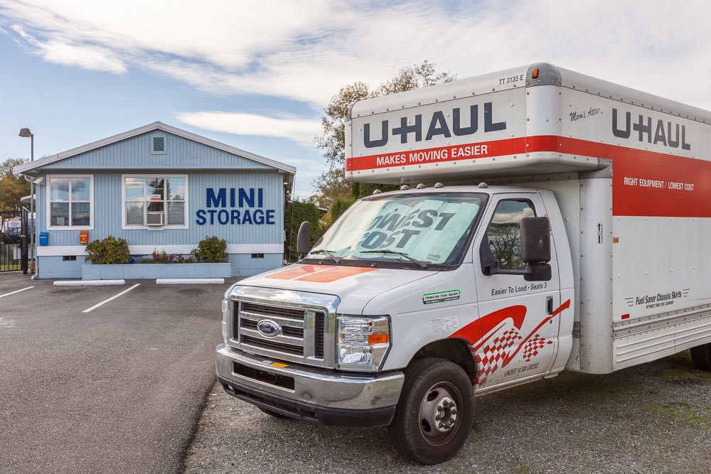 Moving truck at Mini Storage Mt. Vernon-Burlington in Burlington, Washington