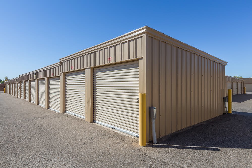 Outdoor units at Cabezon Storage in Rio Rancho, New Mexico