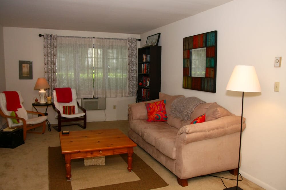 Living room at Brinley Manor in Bradley Beach, New Jersey