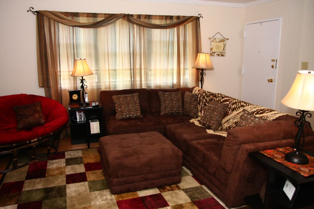 Living room at Center Grove Village in Randolph, New Jersey