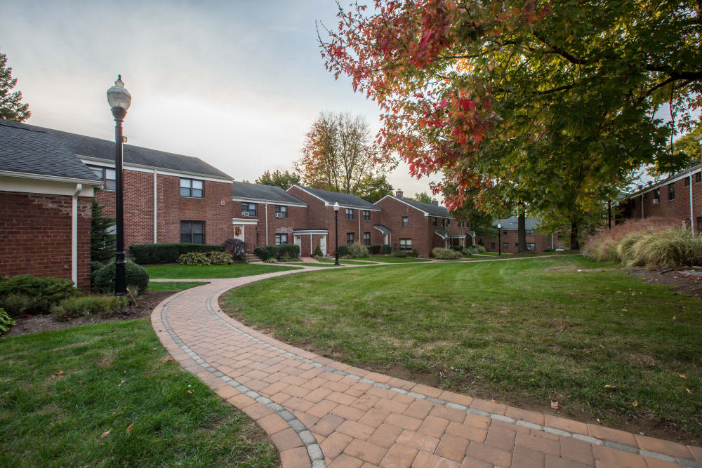 Pathway at Englewood Village in Englewood, New Jersey