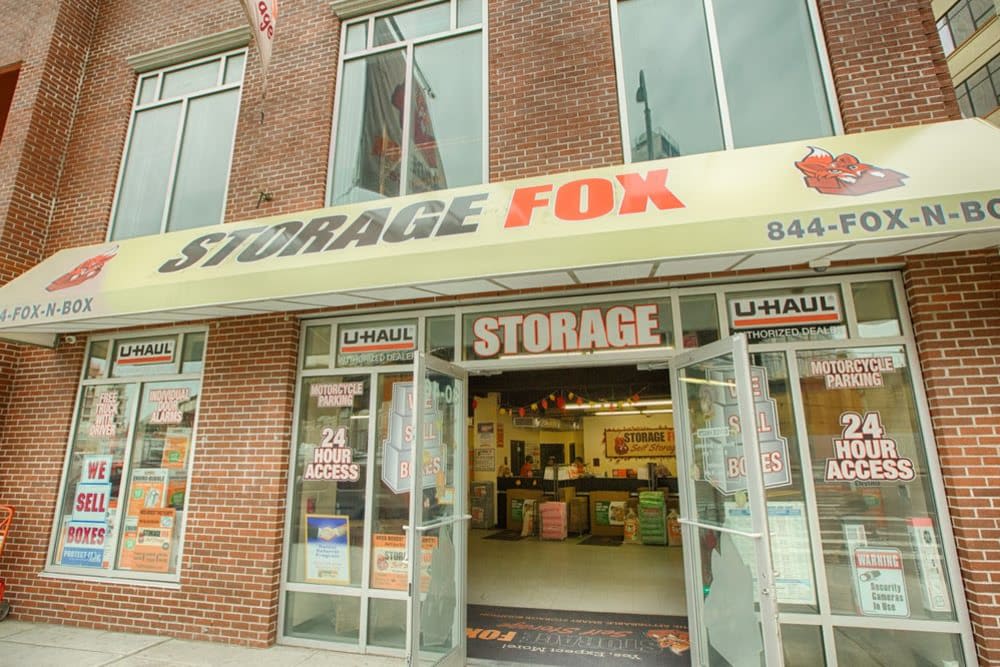 Office entrance at Clutter Self-Storage in Long Island City, New York