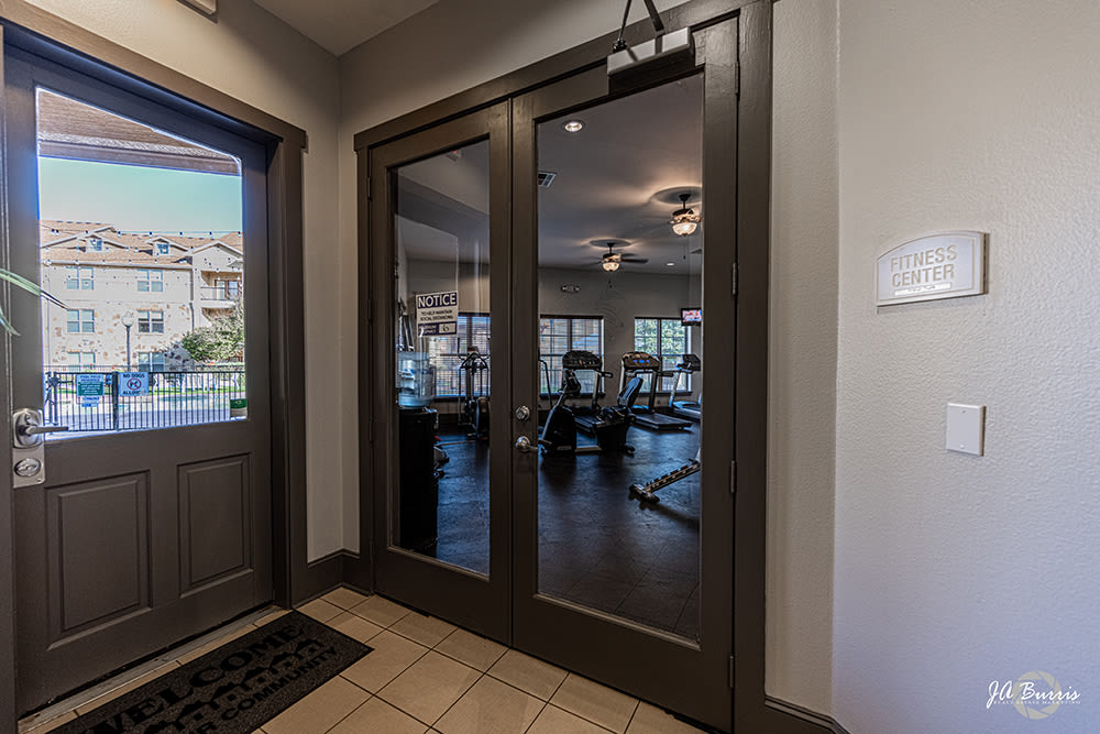 Entrance of fitness center at Blue Ridge in Midland, Texas
