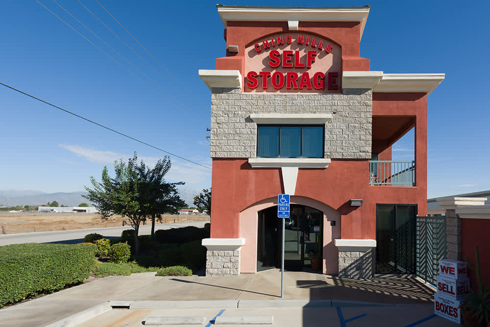 Front office at Chino Hills Self Storage in Chino Hills, California