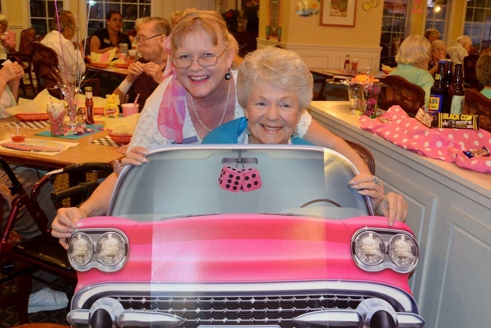 The Sock Hop Party at Merrill Gardens at Santa Maria in Santa Maria, California. 