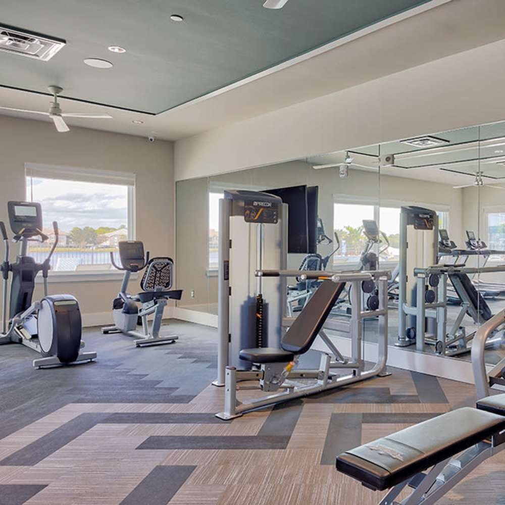 Community fitness center at Charlotte Commons in Port Charlotte,Florida