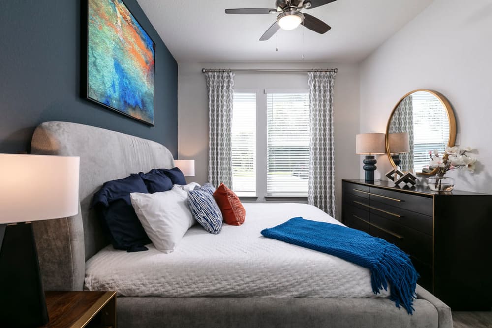 Master's bedroom at Integra Crossings in Sanford, Florida