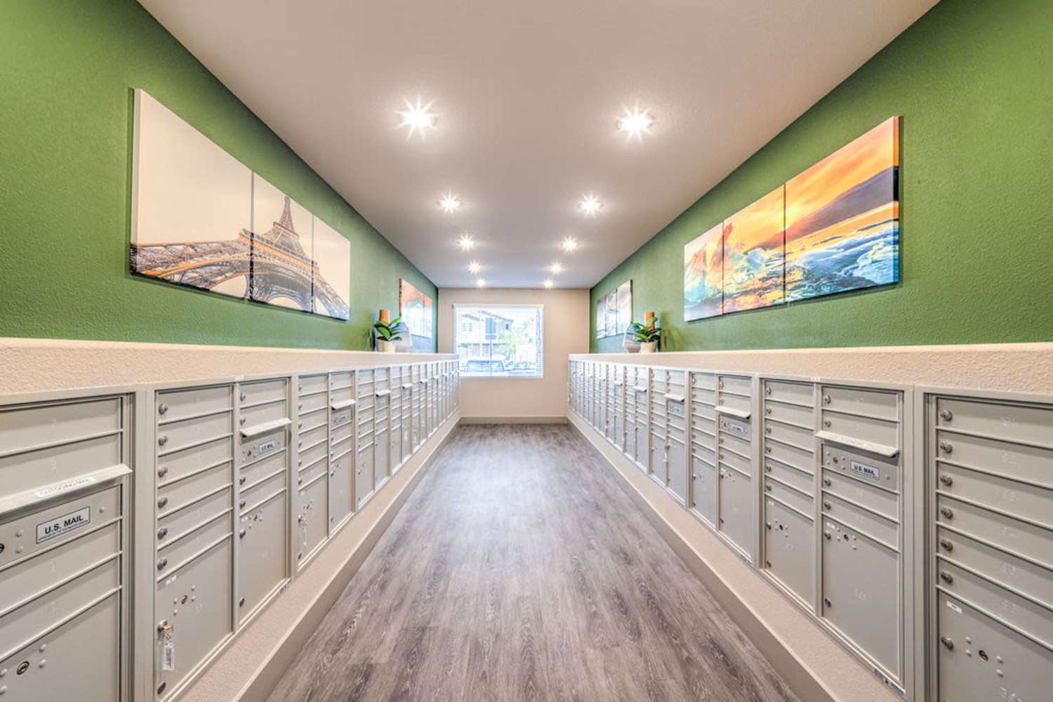 Mail lockers at Capriccio in Las Vegas, Nevada