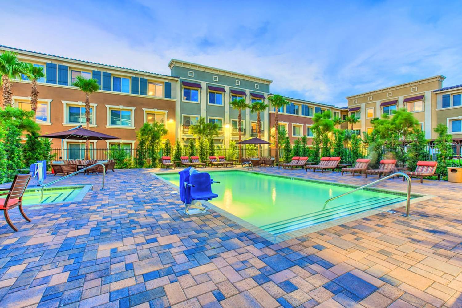 Swimming pool at Tempo in Las Vegas, Nevada