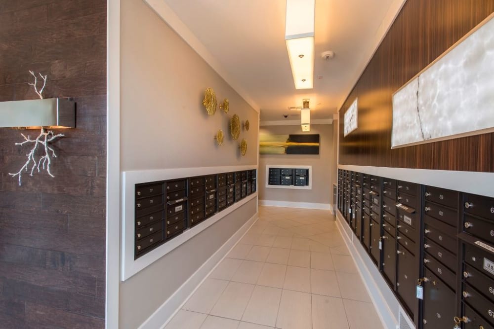 Mail center at Luxe Scottsdale Apartments in Scottsdale, Arizona