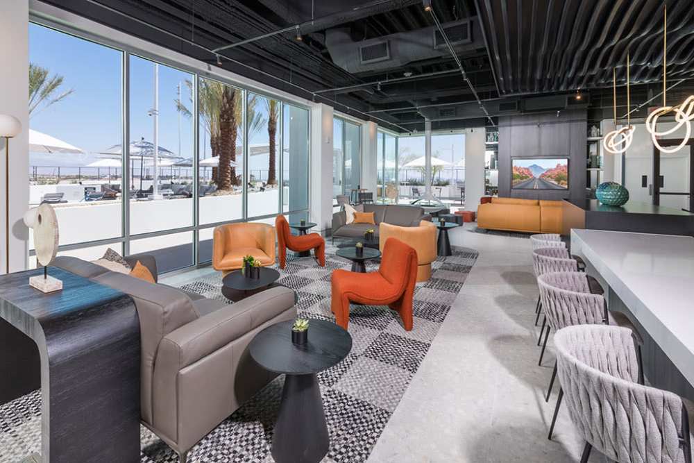 Community clubhouse at The Ellison in Las Vegas, Nevada