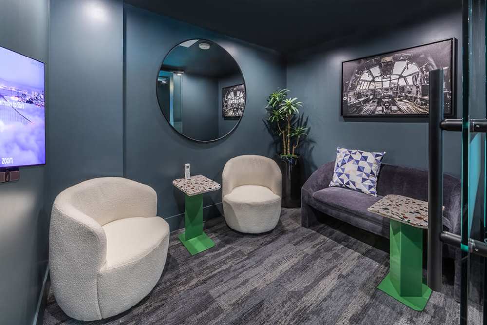 Cowork zoom room at The Ellison in Las Vegas, Nevada