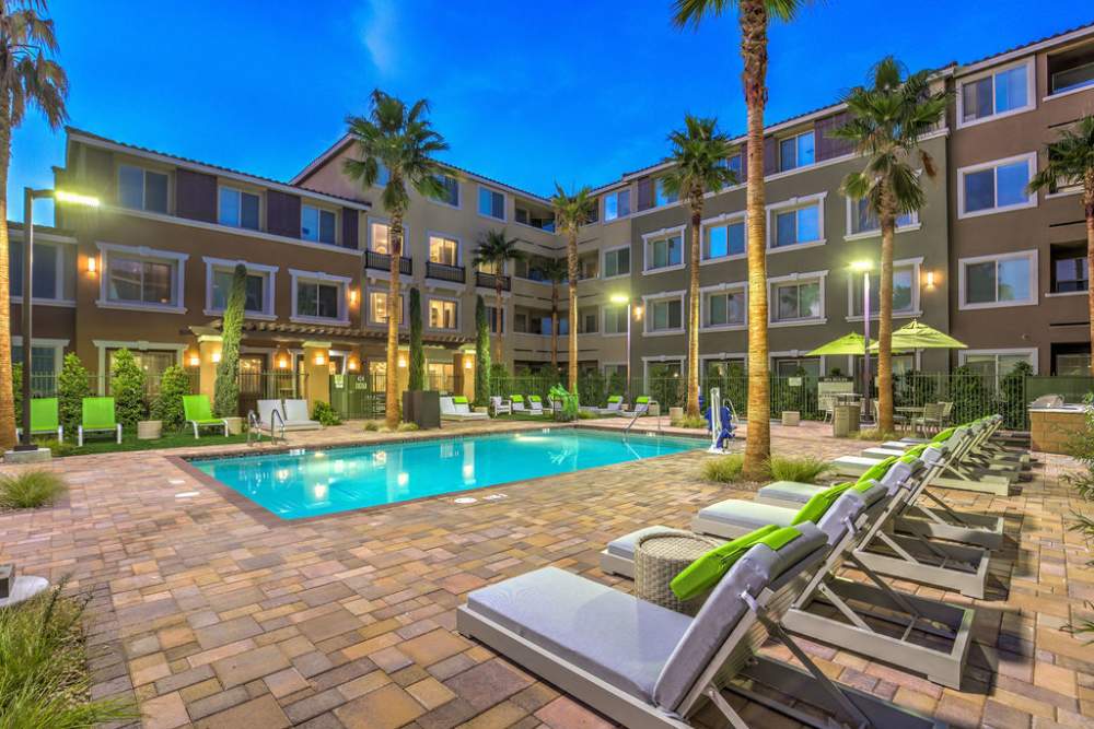 Relaxing chairs at Harmony in Las Vegas, Nevada