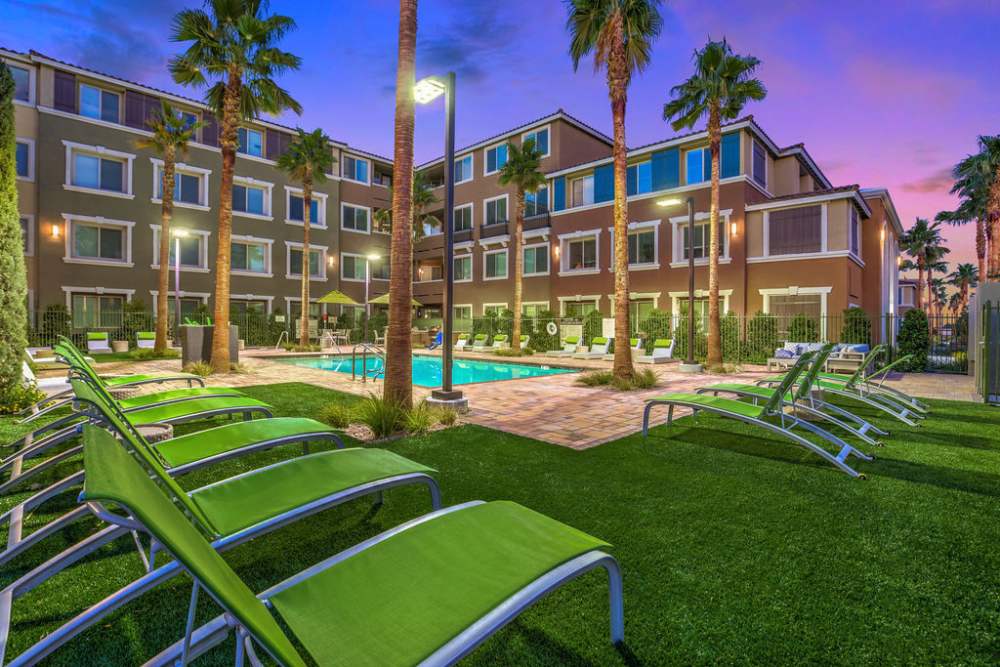 Pool view at Harmony in Las Vegas, Nevada