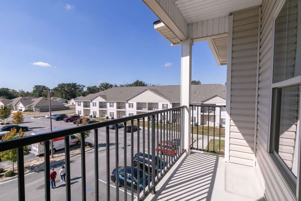 Balcony  shot at Patriots Place in Valdosta, Georgia  