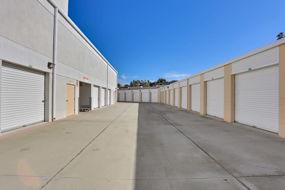 Outside storage at A-1 Self Storage in Lake Forest, California